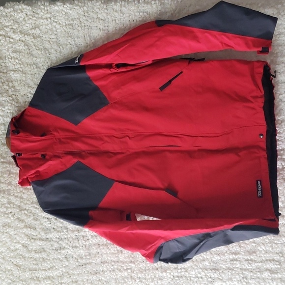Taiga dry shell pro alpinist jacket medium red and black waterproof - Picture 1 of 17